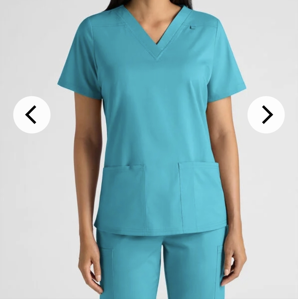 Multiple Teal Scrubs Mount Sinai Approved -ML - Picture 4 of 4